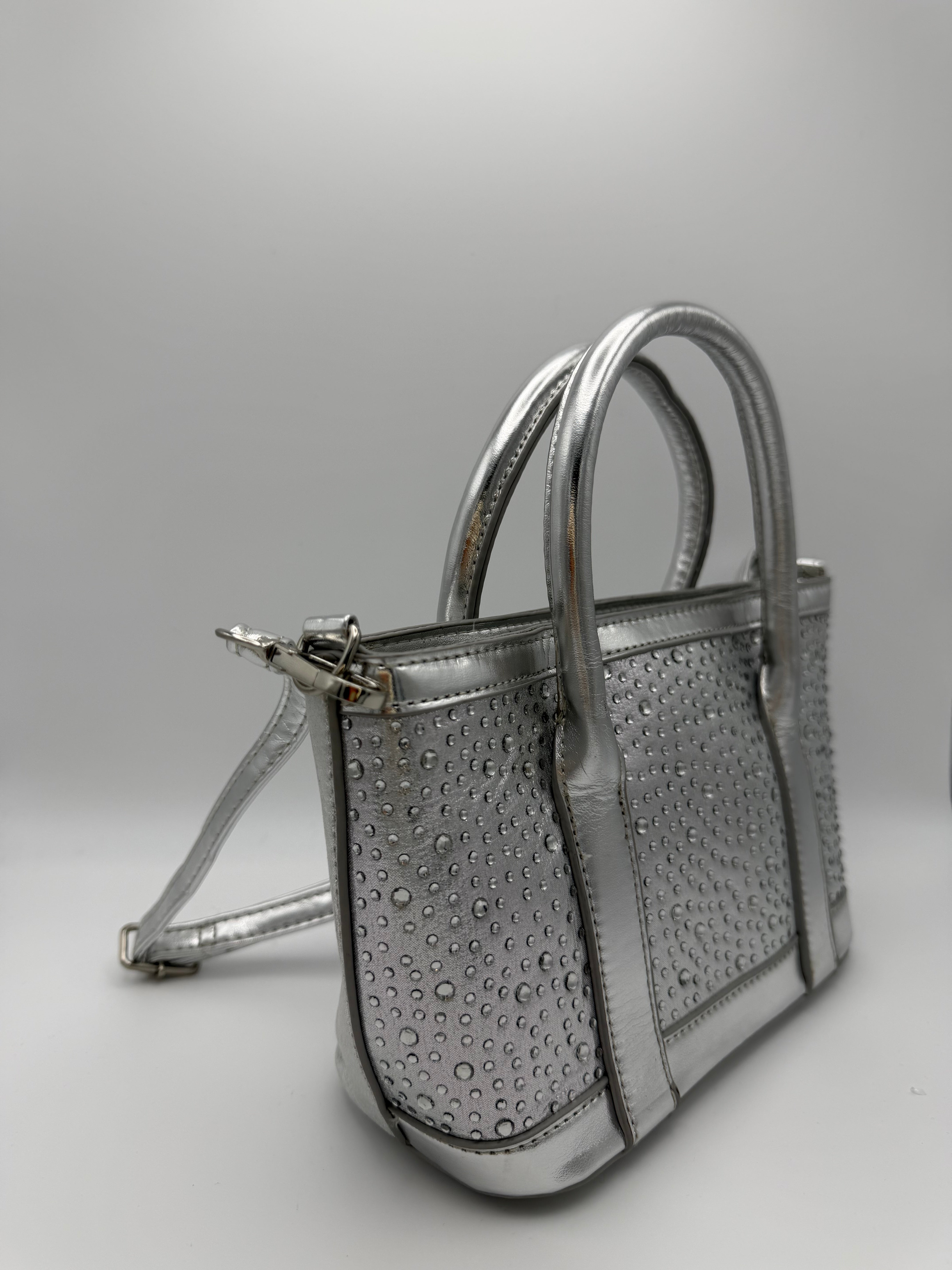 Studded Mini Tote Bag - Front Side
