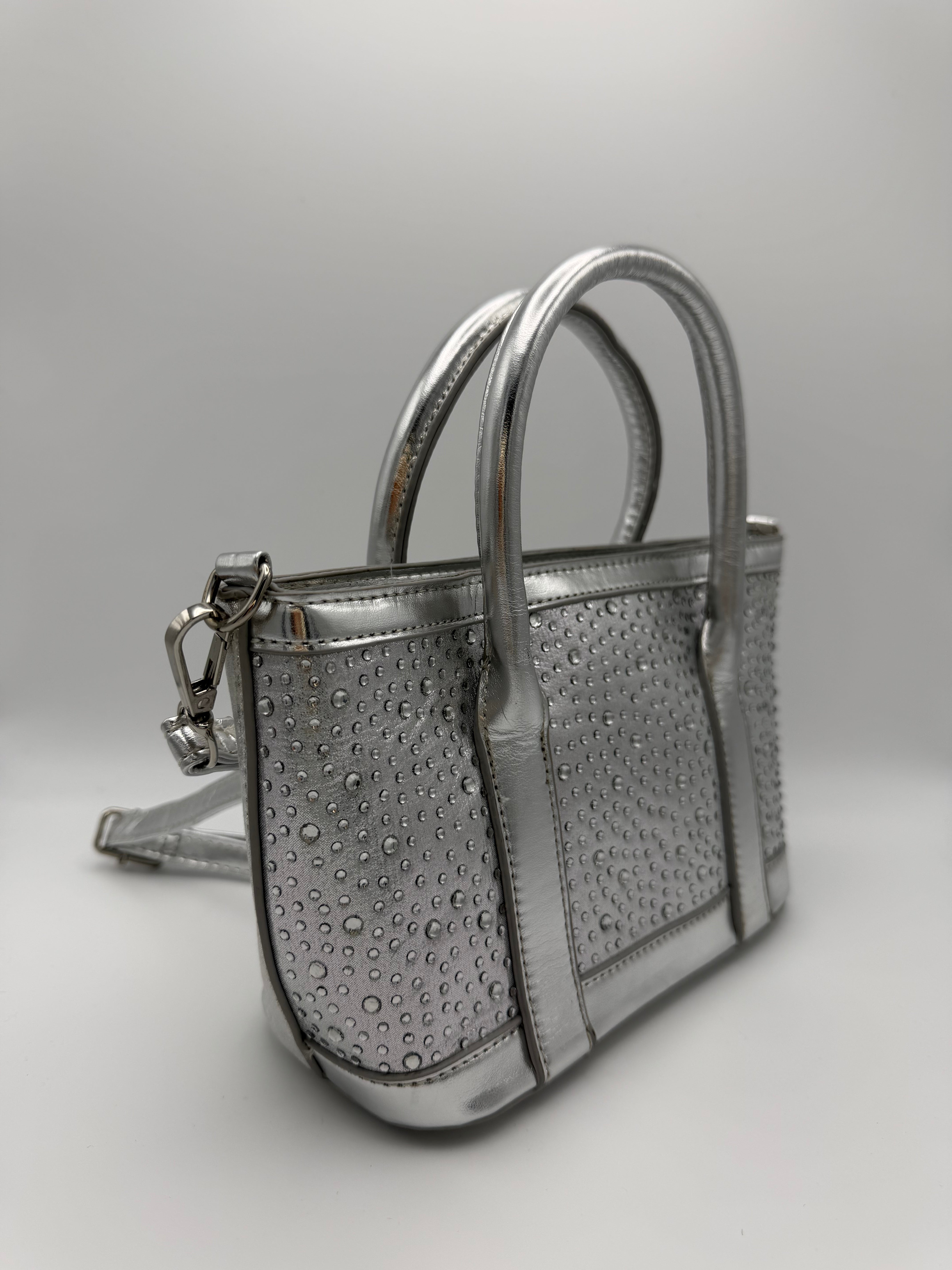 Studded Mini Tote Bag - Side