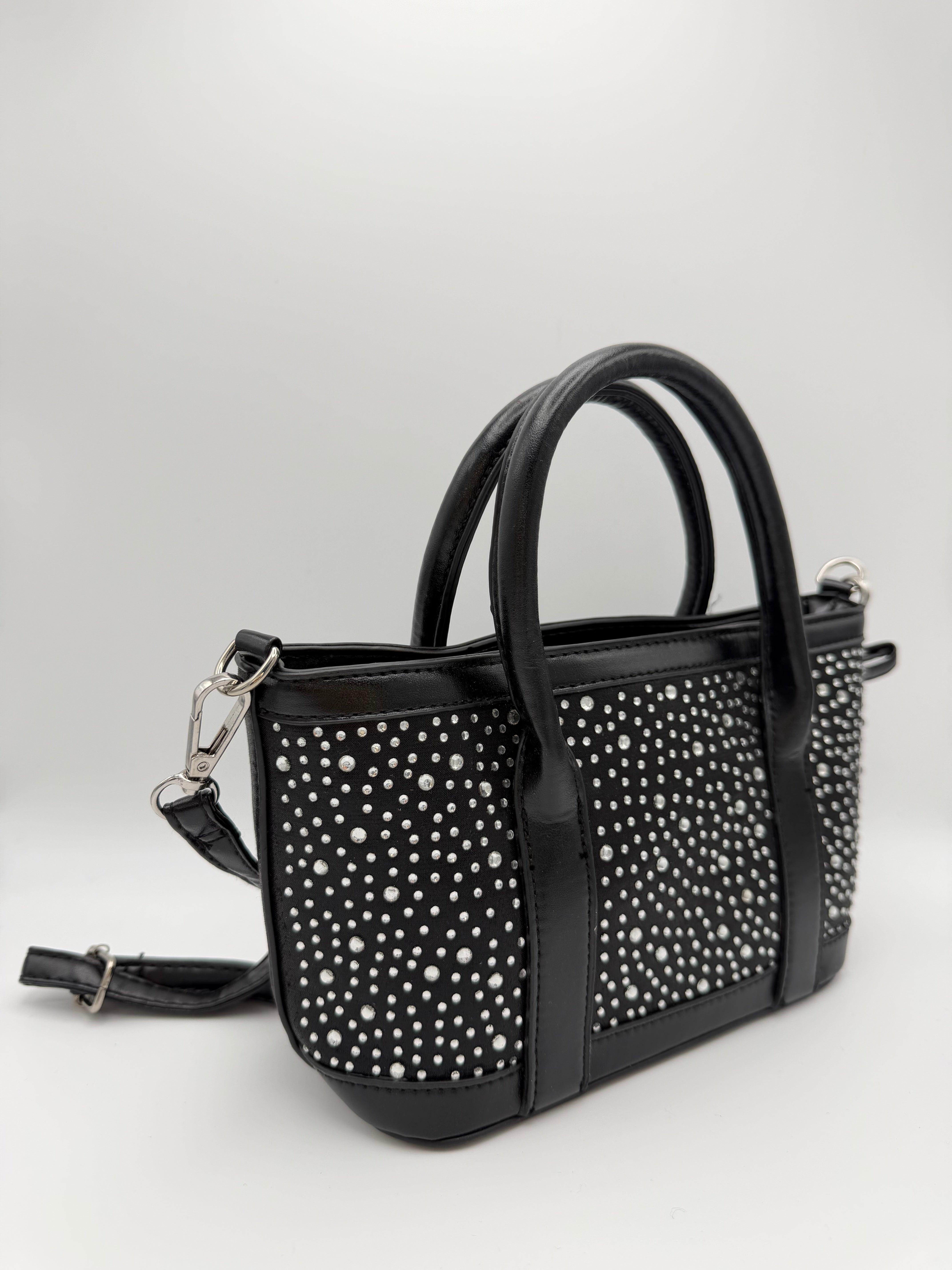 Studded Mini Tote Bag - Side