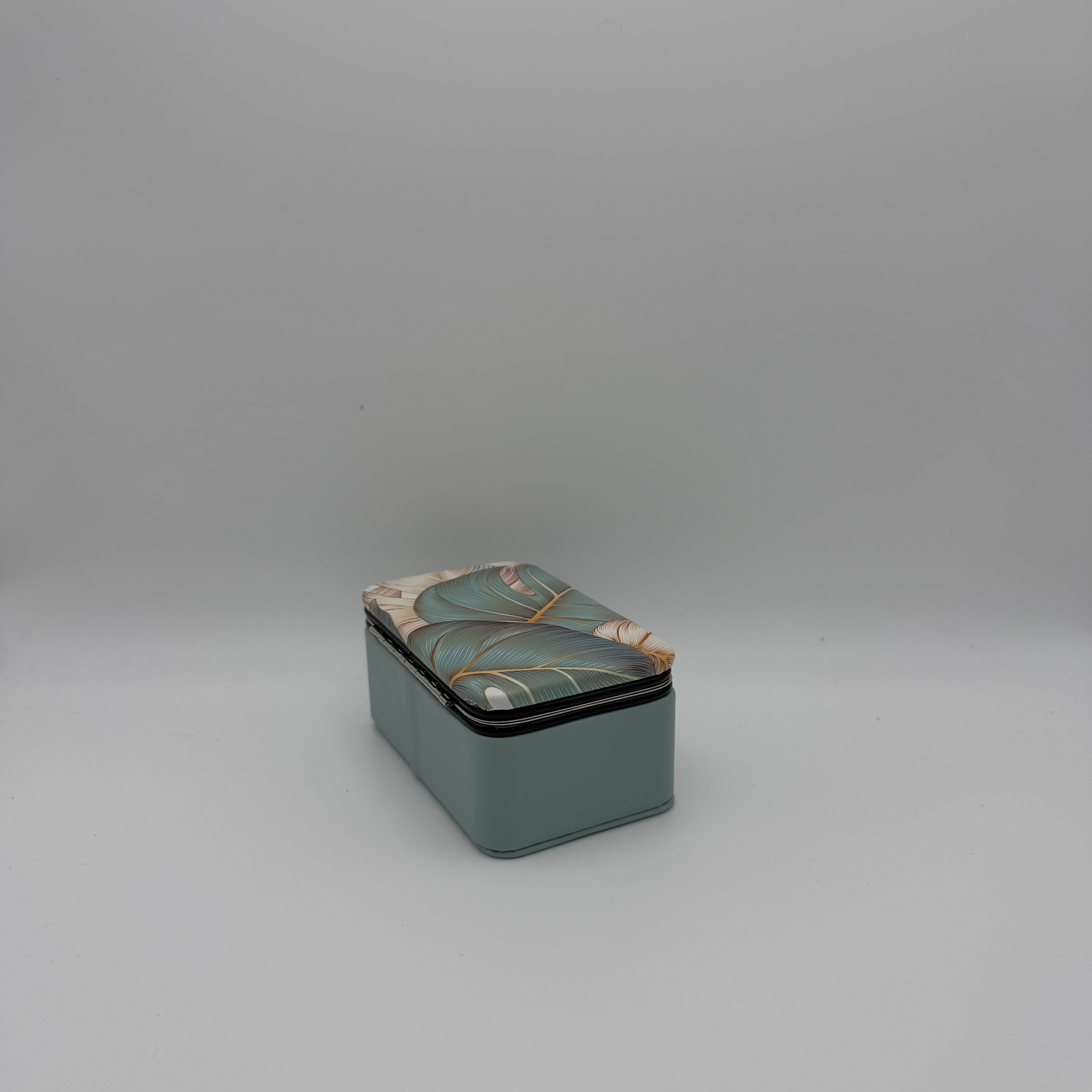 Leaf Print Jewellery Box - Side